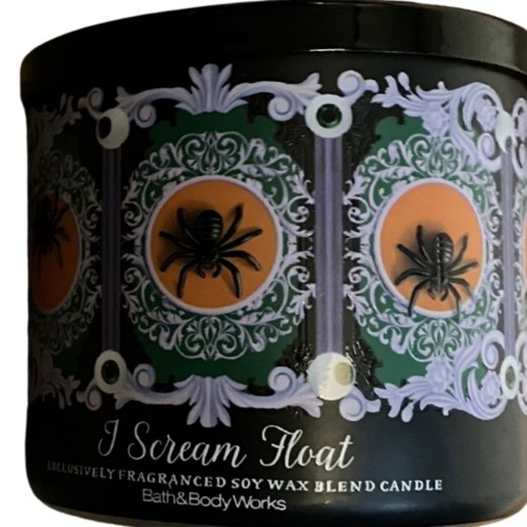 I Scream Float Triple Wick Candle - Elegantly Scary - flourished with elegance - Picture 3 of 4